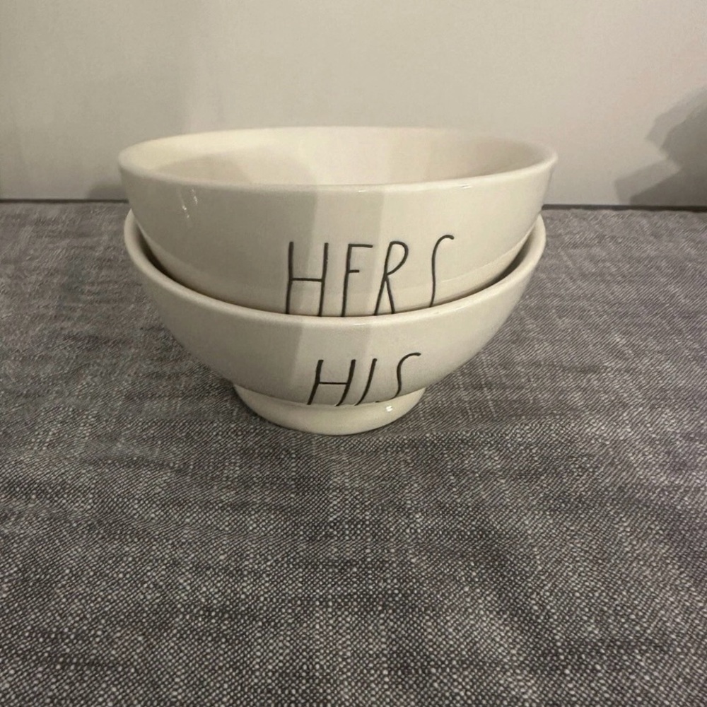 Rae Dunn His and Hers bowls